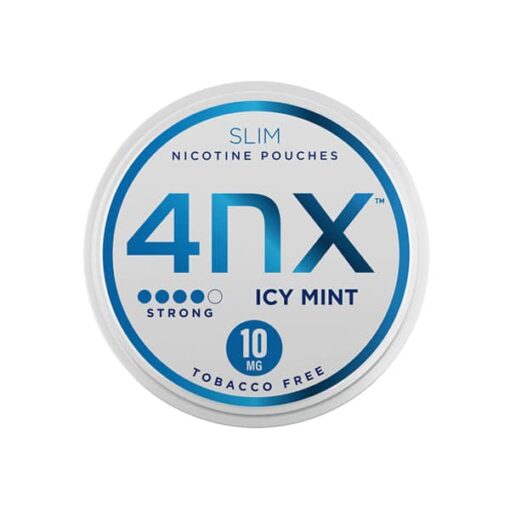 4Nx 10Mg Icy Mint Slim Nic Pouches - The Nicotine Store