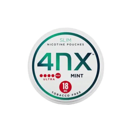 4NX 18mg Mint Slim Nicotine Pouches - The Nicotine Store