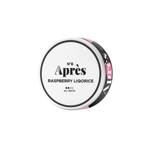 Apres 8mg Raspberry Liquorice Nic Snus - The Nicotine Store