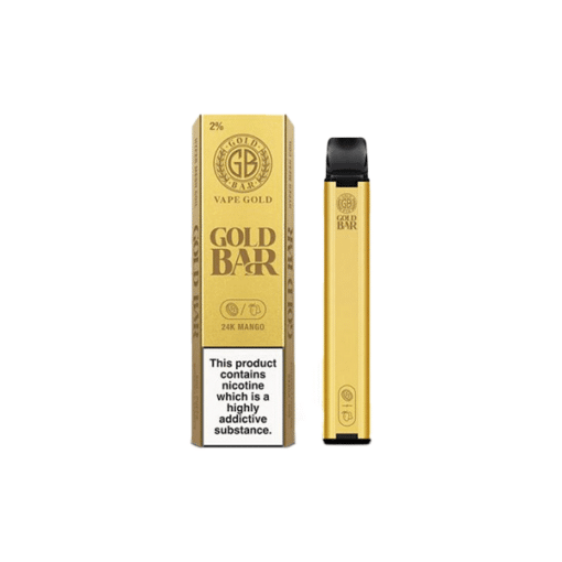 Gold Bar Disposable Vape 20Mg - The Nicotine Store