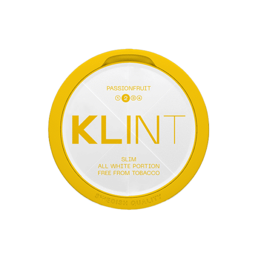 8Mg Klint Passion Fruit Nicotine Pouches - The Nicotine Store