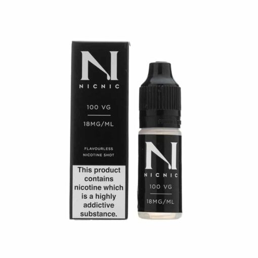 Nic Nic 100% VG 18mg & 15mg Nic Shots - The Nicotine Store