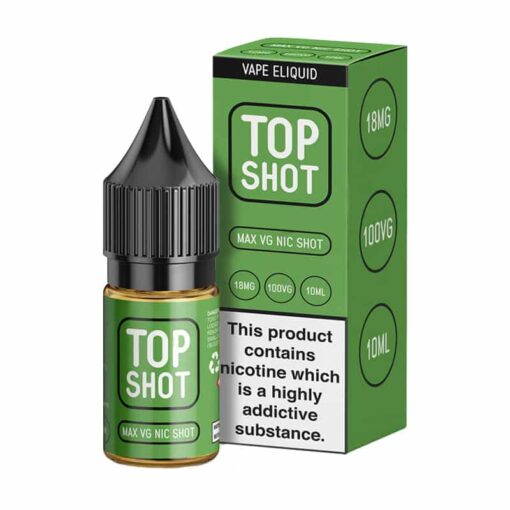 Top Shot 100% VG 18mg Nic Shot - The Nicotine Store